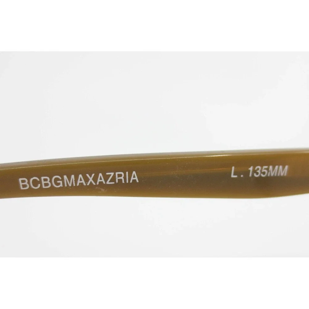 BCBGMAXAZRIA Rouse Eyeglasses Brown Horn Cat Eye Frames 54-17-135 39717